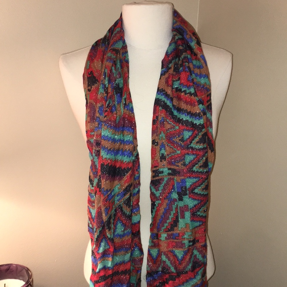 Tribal print scarf